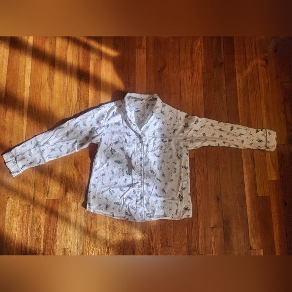 Gilligan & Omalley Cotton Holly and Red Berry Two Piece Pajama Set Size XXL - Picture 2 of 16